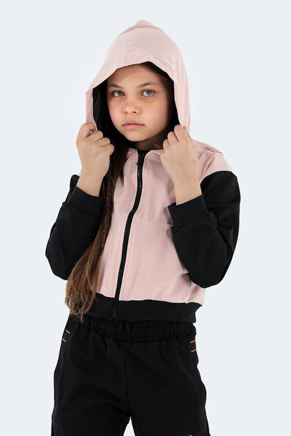 Pink girls' sweatshirt - 15