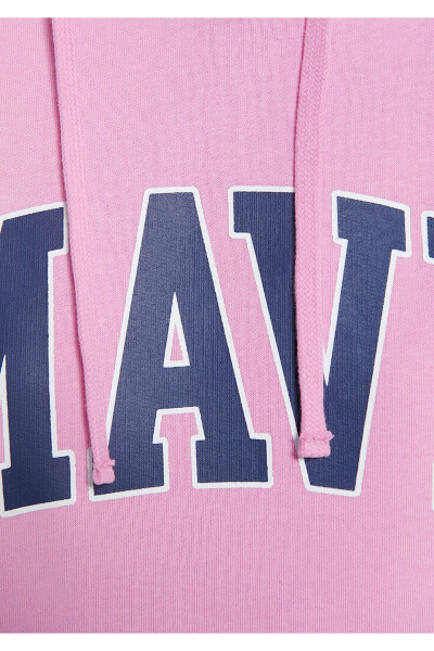 Pink Hoodie with Logo Print 1600361-71038 - 20