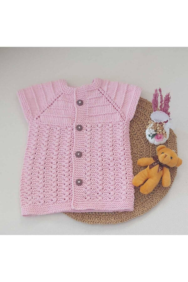 Pink Newborn Baby Vest - 1