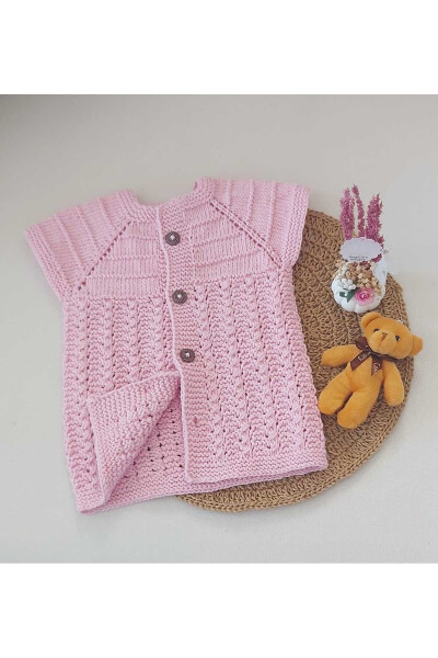 Pink Newborn Baby Vest - 2