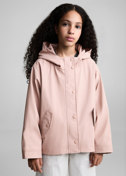 Pink quilted, waterproof hooded parka - 14