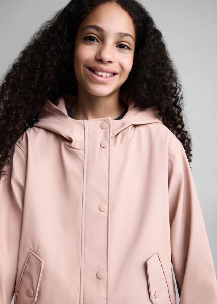 Pink quilted, waterproof hooded parka - 16