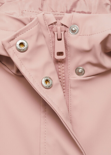 Pink quilted, waterproof hooded parka - 5