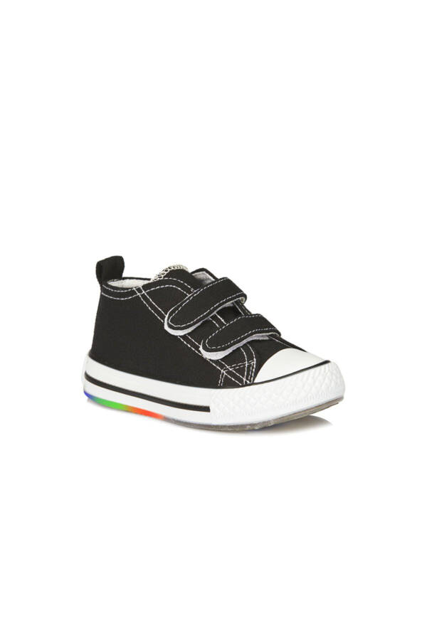 Pino Lighted Unisex Kids Black/White Sneakers - 1