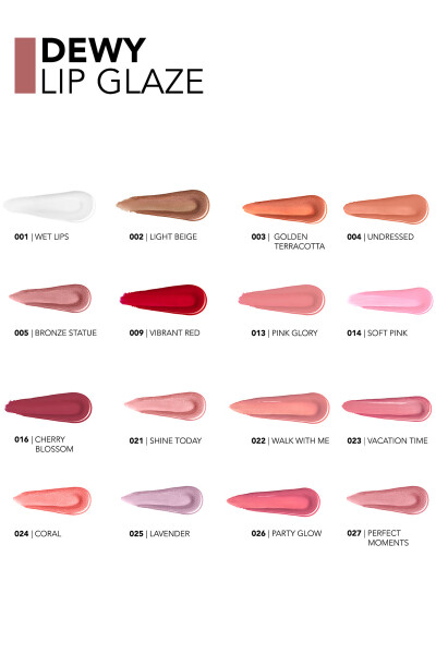 Питательный блеск для губ - Dewy Lip Glaze - 001 Wet Lips-8682536068017 - 31