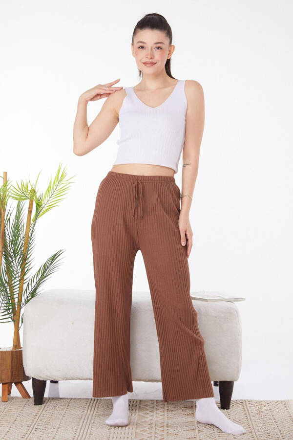 Plain Mid-Rise Women's Sweatpants - 2