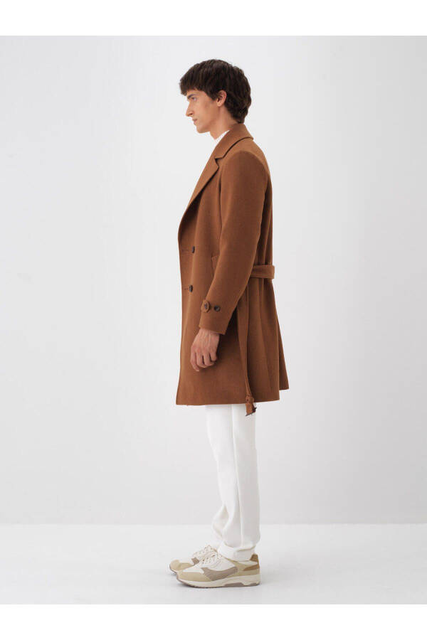 Plain wool coat - 8