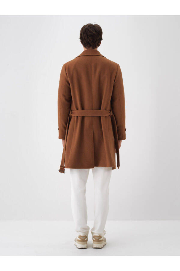 Plain wool coat - 9