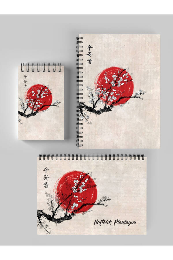 Planning Set | 3 Unique Products | Daily Planner Weekly Planner To-do List | Ikebana - 1