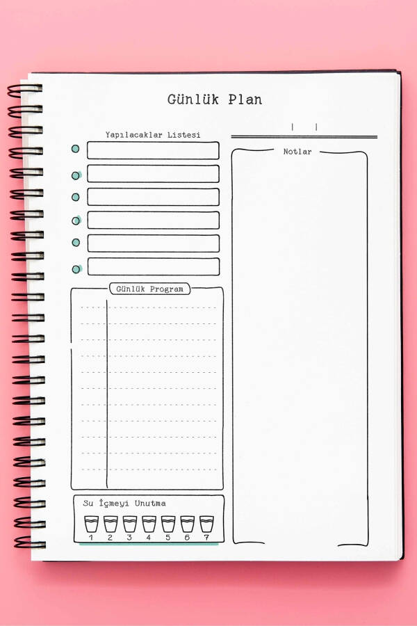 Planning Set | 3 Unique Products | Daily Planner Weekly Planner To-do List | Ikebana - 4