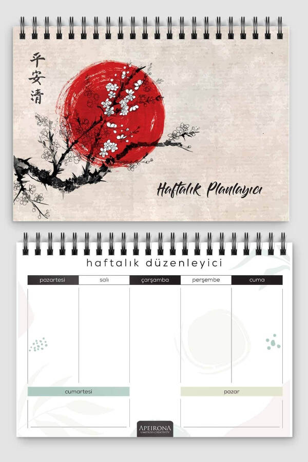 Planning Set | 3 Unique Products | Daily Planner Weekly Planner To-do List | Ikebana - 6