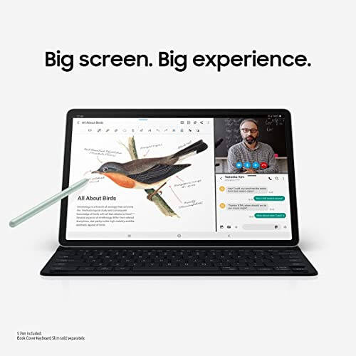 Планшет Samsung Galaxy Tab S7 FE 2021 Android 12.4” Экран WiFi 64 ГБ S Pen В комплекте Долговечный аккумулятор Мощная производительность, Черный (Обновленный) - 7