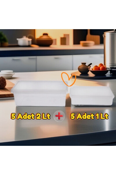 Plastic Self-Locking Lid Storage Container Food&Meal&Freezer&Hobby&Toy&Jewelry&Material - 2