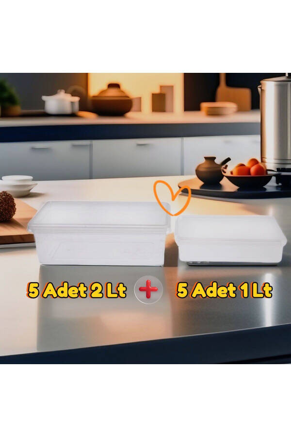 Plastic Self-Locking Lid Storage Container Food&Meal&Freezer&Hobby&Toy&Jewelry&Material - 2