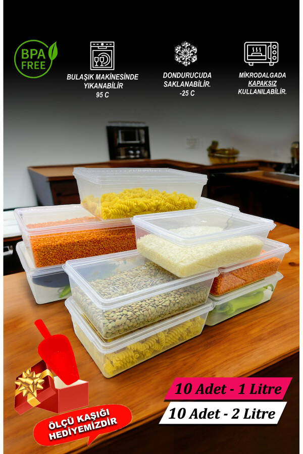 Plastic Self-Locking Lidded Storage Container Food & Meal & Freezer & Hobby & Toy & Jewelry & Material - 22