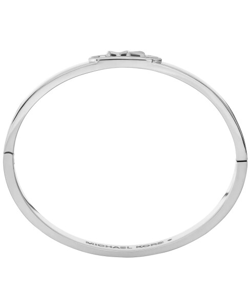 Plated Empire Link Bangle Bracelet Silver - 5