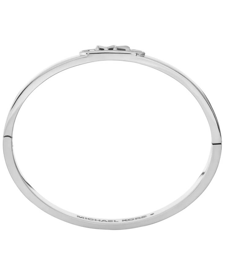 Plated Empire Link Bangle Bracelet Silver - 5