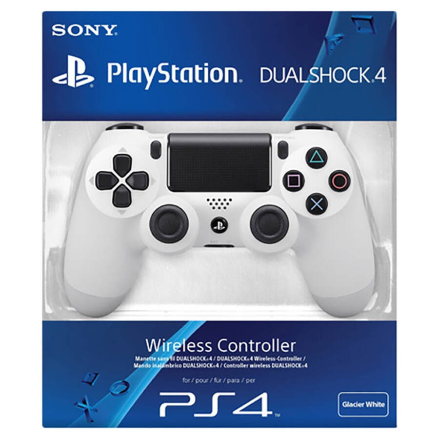 PlayStation 4 Glacier White DualShock Controller Wireless [Sony] - 2