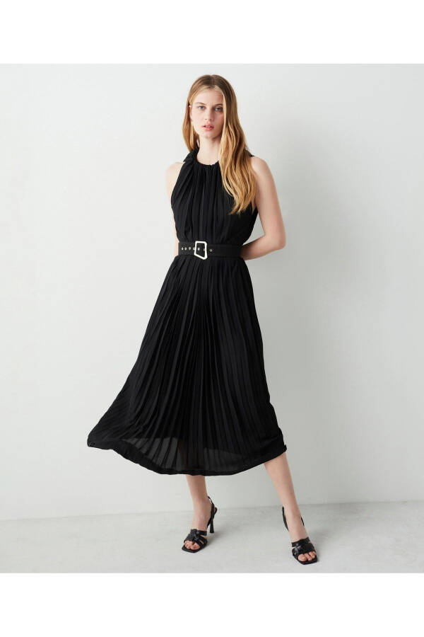 Pleated Dress - 4