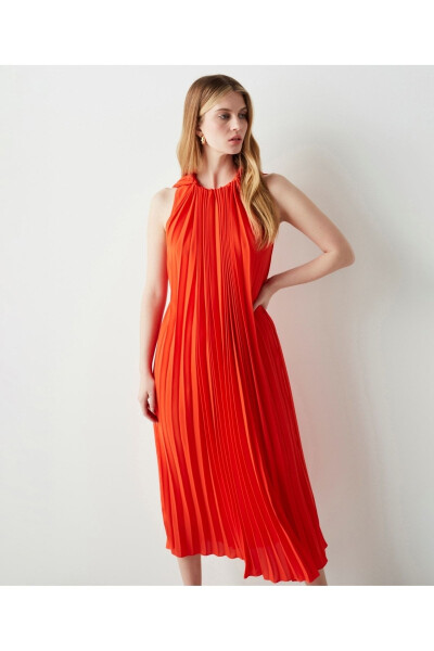 Pleated Dress - 1