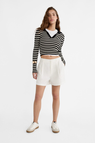 Pleated flowy shorts - 2