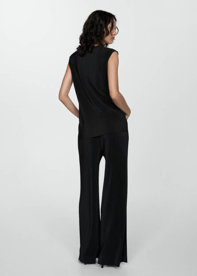 Pleated palazzo pants - 10