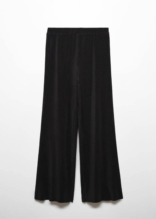 Pleated palazzo pants - 1