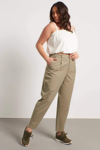 Pleated Slouchy Pants - 1