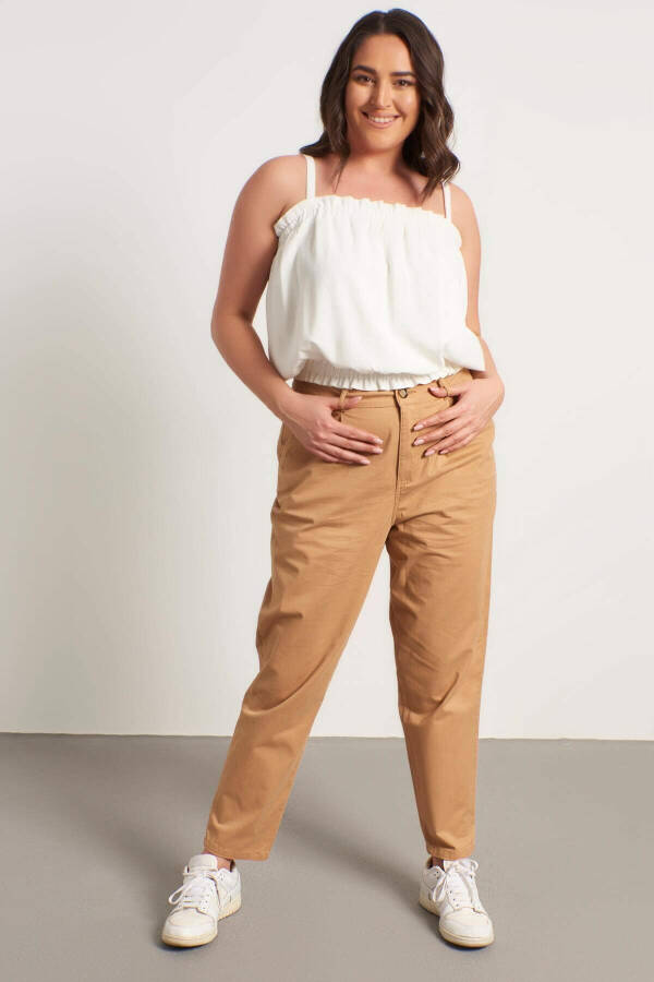 Pleated Slouchy Trousers - 1