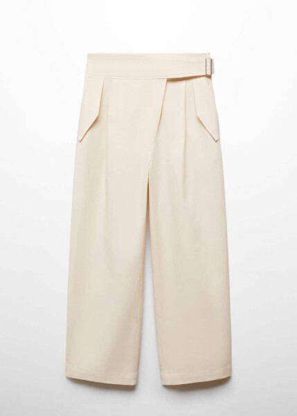 Pleated Wide-Leg Trousers - 2