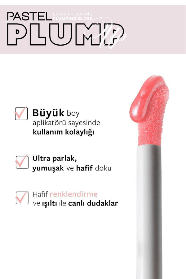 Plump Up Extra Hydrating 208 Shimmer Nude Dolgunlaştırıcı Dudak Parlatıcısı - 11