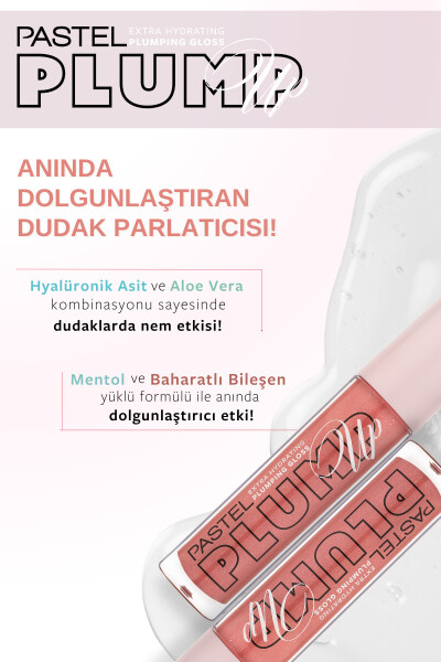 Plump Up Extra Hydrating 208 Shimmer Nude Dolgunlaştırıcı Dudak Parlatıcısı - 21