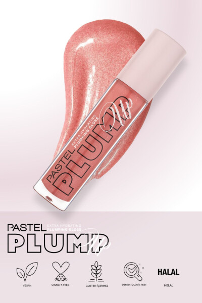 Plump Up Extra Hydrating 208 Shimmer Nude Lablarni To'ldiruvchi Lip Gloss - 6