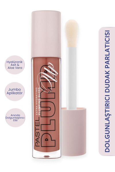 Plump Up Extra Hydrating Plumping Gloss - Lablarni to'ldiruvchi namlovchi lab bo'yog'i 205 Just Natural - 17