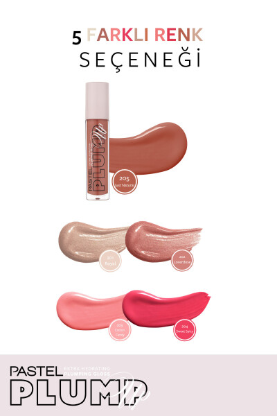 Plump Up Extra Hydrating Plumping Gloss - Lablarni to'ldiruvchi namlovchi lab bo'yog'i 205 Just Natural - 31