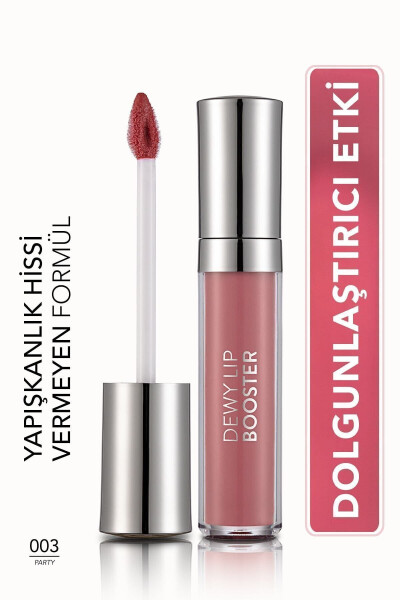 Plumping Tinted Lip Gloss (Deep Peach) - Dewy Lip Booster - 003 - 8690604619054 - 22