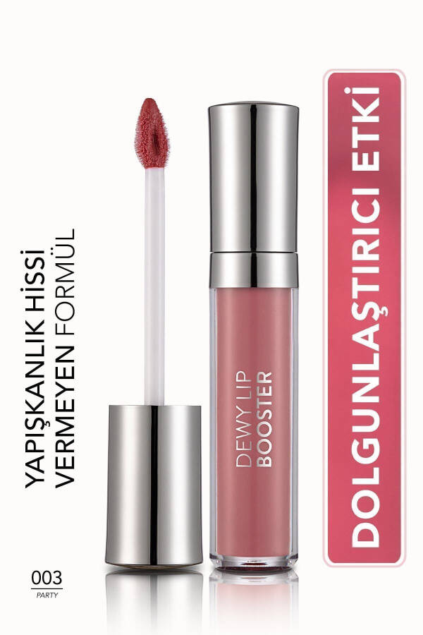 Plumping Tinted Lip Gloss (Deep Peach) - Dewy Lip Booster - 003 - 8690604619054 - 8