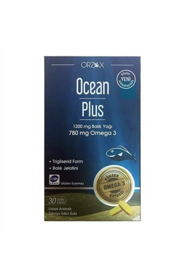 Plus 1200 Mg Fish Oil Omega 3 30 Capsules - 1