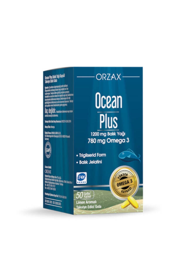 Plus 1200 mg Omega 3 Balık Yağı 50 Kapsül - 1