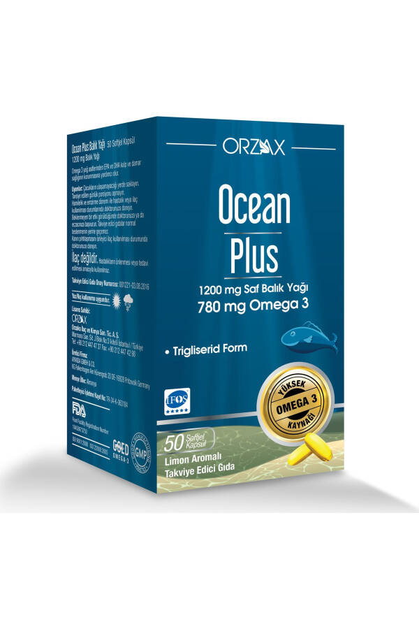 Plus 1200 Mg Omega-3 Balık Yağı 50 Kapsül - 2