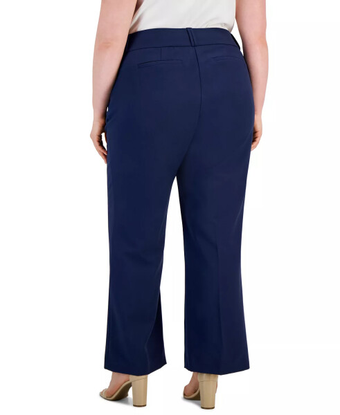 Plus and Petite Plus Size Curvy Bootcut Pants, Created for Modazone Indigo Sea - 2