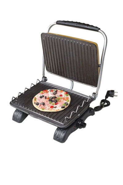 Plus Organik Temir Quyma Grill & Toaster Mashinasi Qora Grill Biriktiruvchisi & Cho'tka - 5