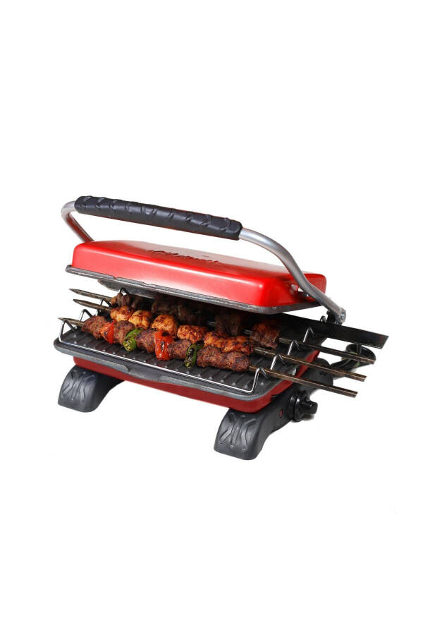 Plus Organik Temir To'qima Grill & Toaster Mashinasi Qizil Grill Ilova & Cho'tka - 1