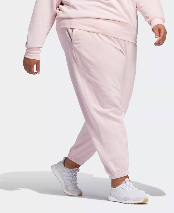 Plus Size All SZN Fleece Loose-fit Jogger Pants Sandy Pink - 5