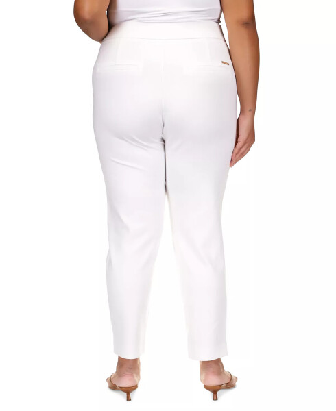 Plus Size High-Rise Pull-On Pants White - 2