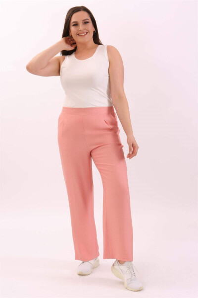 Plus Size Linen Powder Pants - 3