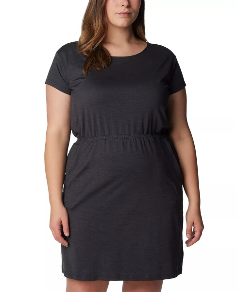 Plus Size Pacific Haze™ Short-Sleeve T-Shirt Dress, Created for Modazone Black - 1