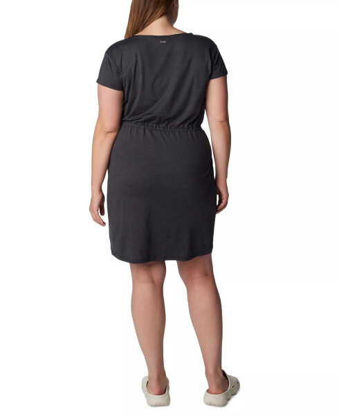 Plus Size Pacific Haze™ Short-Sleeve T-Shirt Dress, Created for Modazone Black - 4