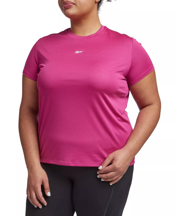 Plus Size Performance Tech Short-Sleeve Tee Semi Proud Pink - 1