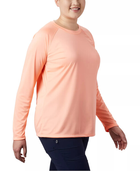 Plus Size PFG Tidal Tee II Omni-Shade T-Shirt Tiki Pink - 1